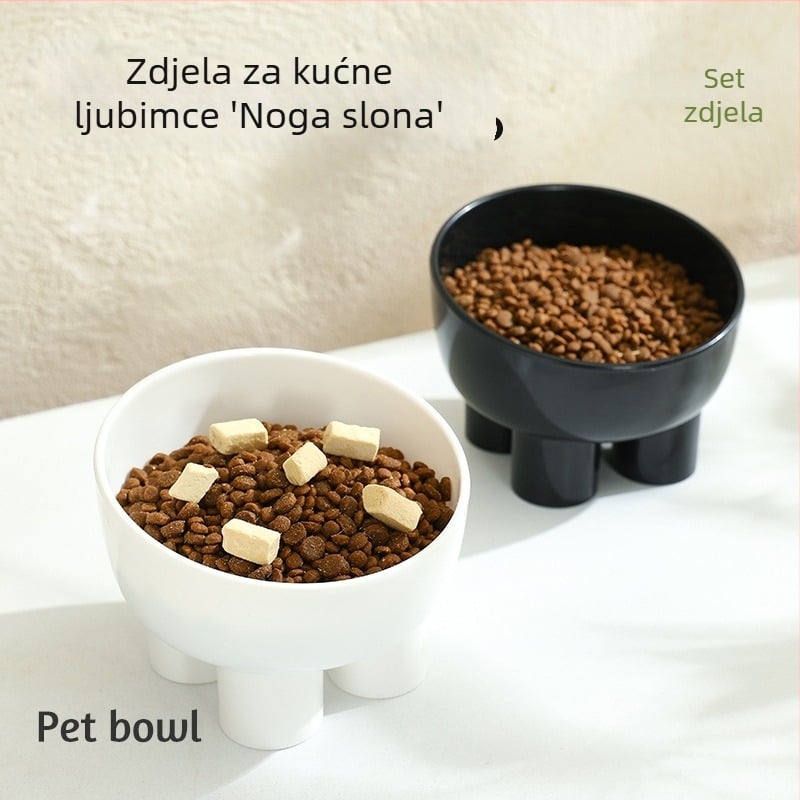 Posuda za hranu za kućne ljubimce protiv prevrtanja, široki otvor za vodu i hranu, za mačke i pse