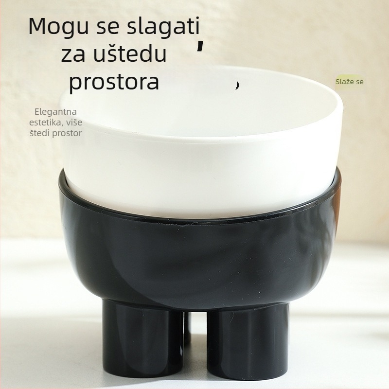 Posuda za hranu za kućne ljubimce protiv prevrtanja, široki otvor za vodu i hranu, za mačke i pse