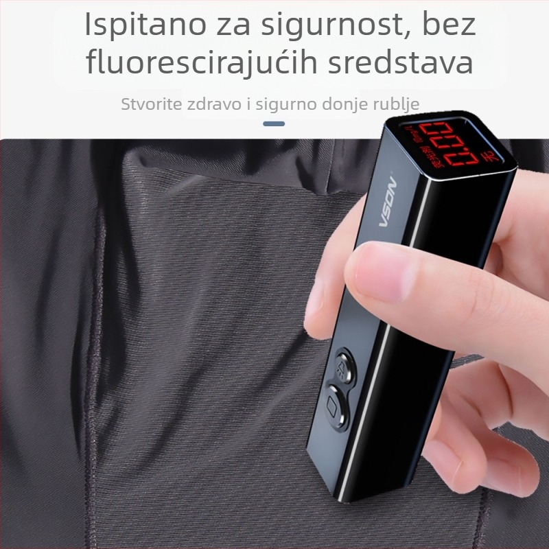 Muške bokserice od ledenog svile, brzo sušeće, prozračne, jednobojne, srednji pojas, plus veličina
