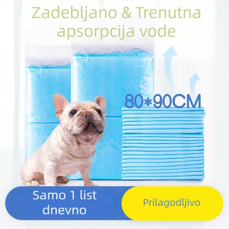 Jednokratne podloge za obuku pasa i mačaka, apsorbirajuće i s dezodorizacijom