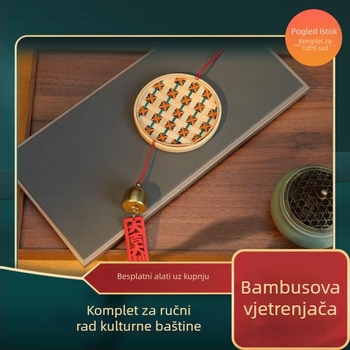 Bambusov zvončić na vjetar – ručno izrađen DIY komplet za obiteljske aktivnosti