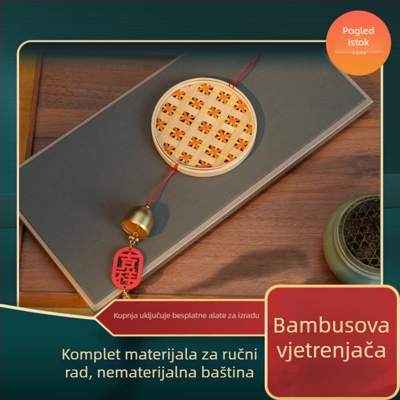 Bambusov zvončić na vjetar – ručno izrađen DIY komplet za obiteljske aktivnosti