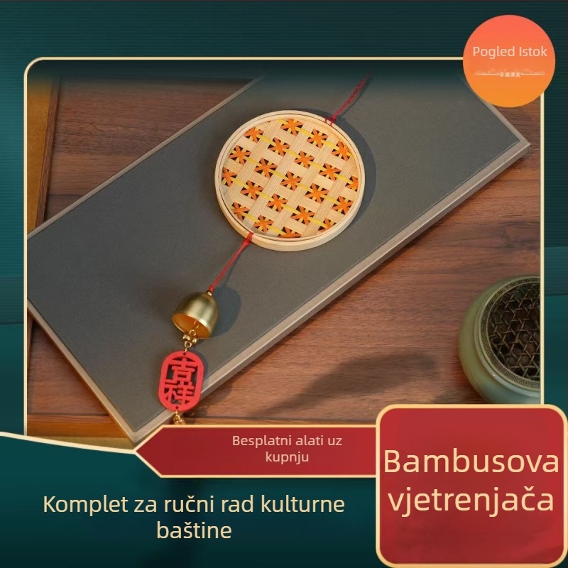 Bambusov zvončić na vjetar – ručno izrađen DIY komplet za obiteljske aktivnosti
