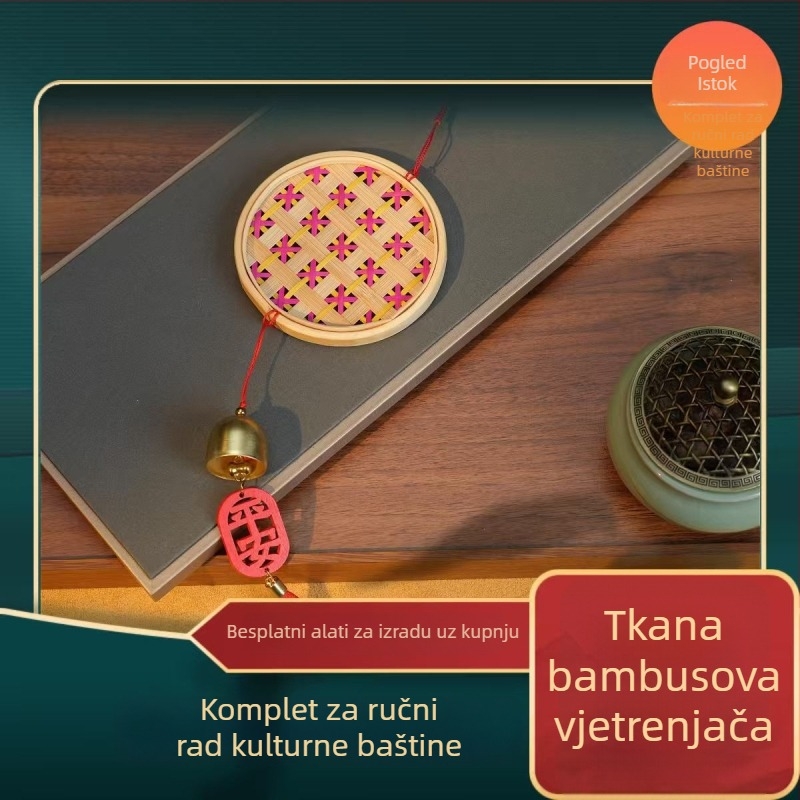 Bambusov zvončić na vjetar – ručno izrađen DIY komplet za obiteljske aktivnosti