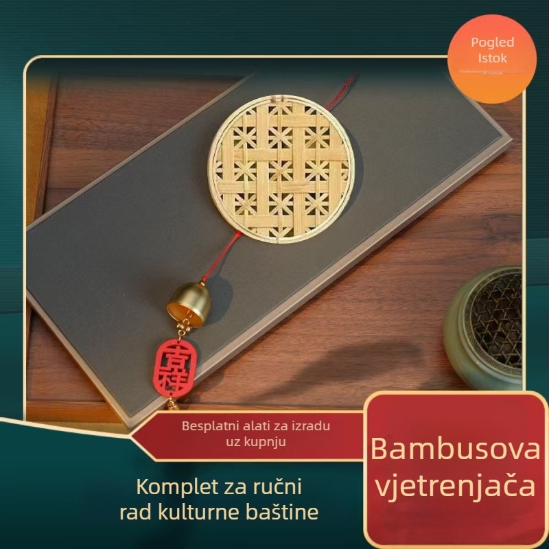 Bambusov zvončić na vjetar – ručno izrađen DIY komplet za obiteljske aktivnosti