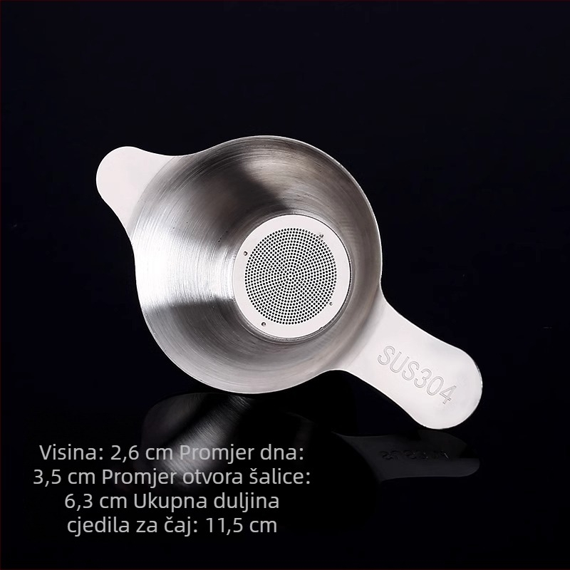 304 nehrđajući čelik – čajni infuzor i filter, cjedilo za listove čaja, vrhunski dodaci za čaj