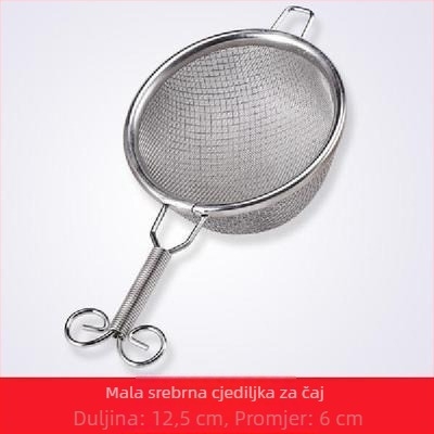 Kreativni dvostruki filter za čaj od nehrđajućeg čelika, ručno izrađeni japanski stil čajni lijevak za čajnu ceremoniju