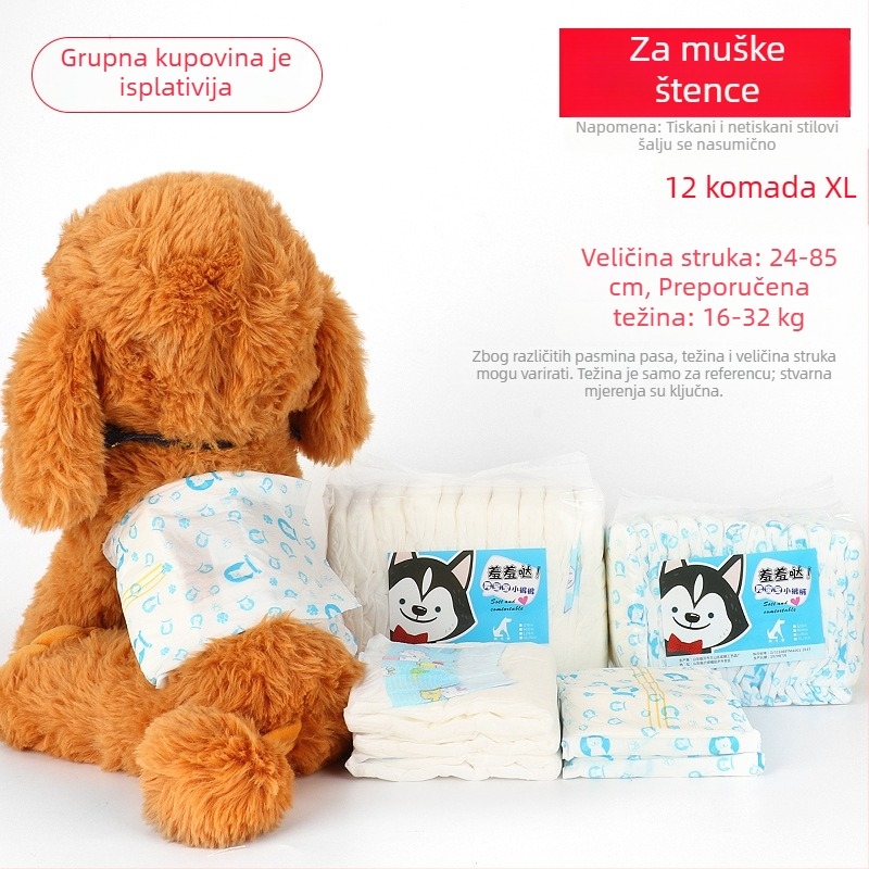 Pseće pelene za menstrualni ciklus