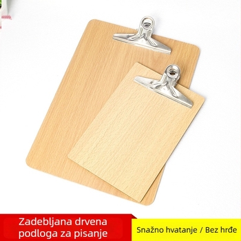 A4 drveni klips za pisanje, A5 klip za meni, 32K mapa, debeli podložak, leptir klips