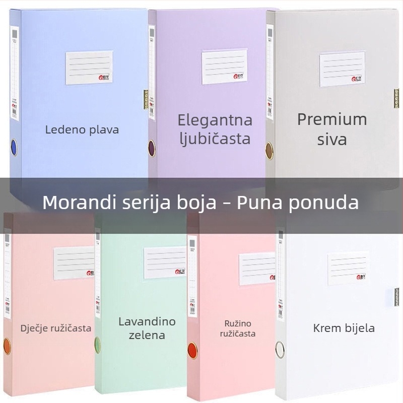 Morandi sklopiva kutija za dokumente, plastična kutija formata A4