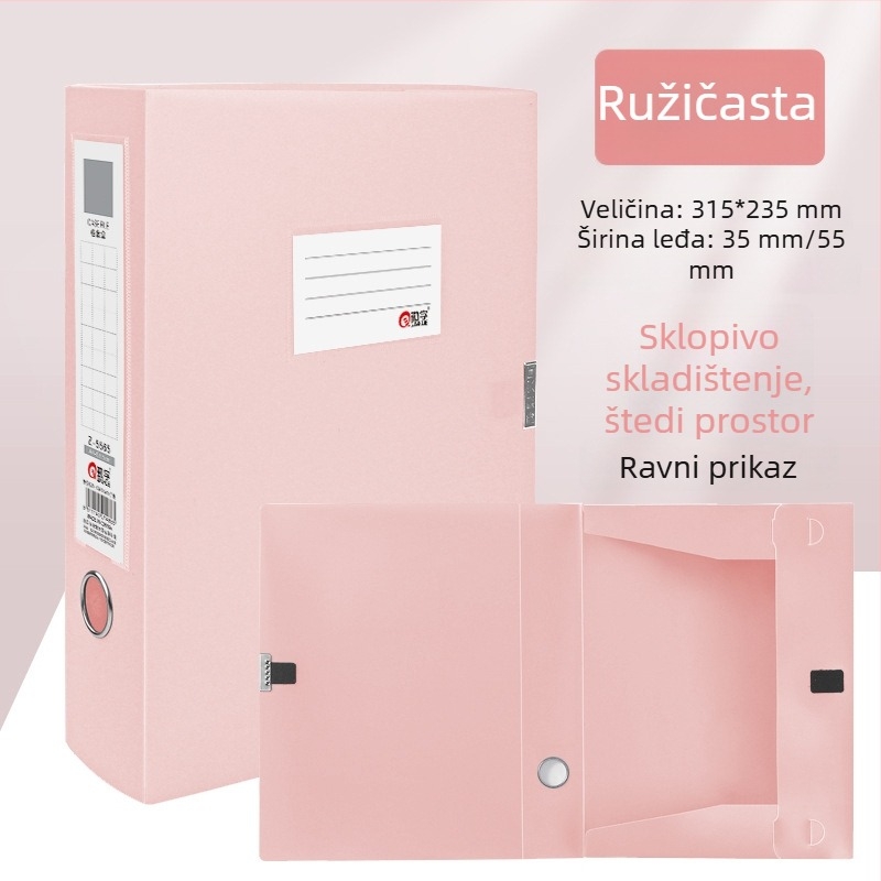 Morandi sklopiva kutija za dokumente, plastična kutija formata A4