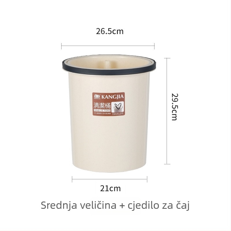 Kangjia plastična kanta za čajne taloge sa sitom – kućna uporaba, kanta za odvod i čišćenje