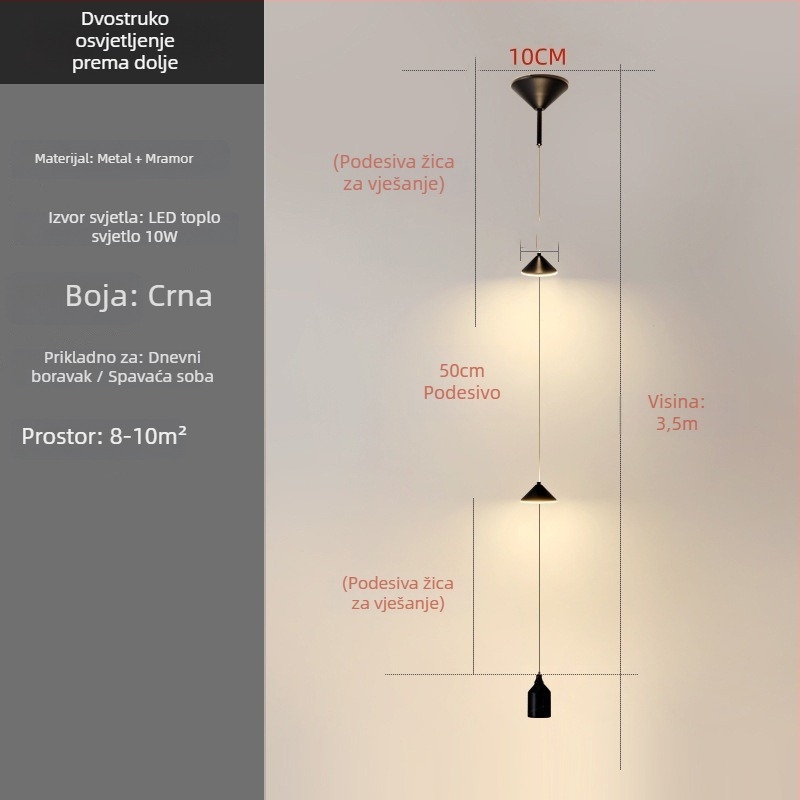 Podni luster s oblikom pješčanog sata, ambijentalno LED osvjetljenje za dnevni boravak i spavaću sobu