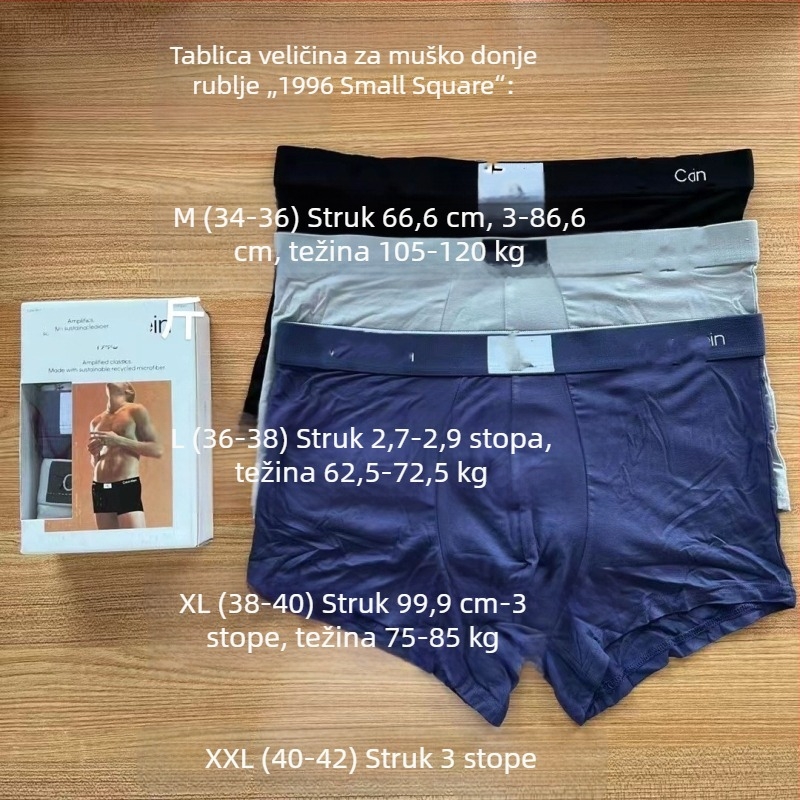 Muški darovni paket donjeg rublja, ultra tanke, prozračne bokserice briefs, U-oblik, osvježavajući osjećaj