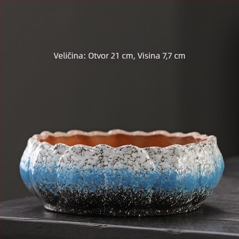 Keramička velika čajna zdjela za Gongfu ceremoniju, set čaja, čistač čajnih šalice, vintage vodena posuda, Zen dodaci za čajnu ceremoniju