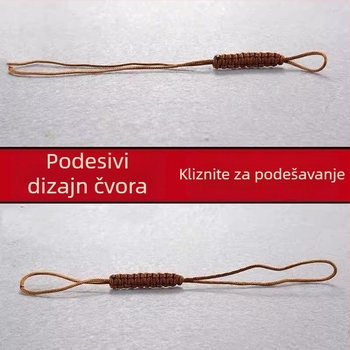 Ručni platneni užad za poklop čajnika od ljubičaste gline — zaštitna užad za čajnik i šalice u kung fu čajnoj ceremoniji