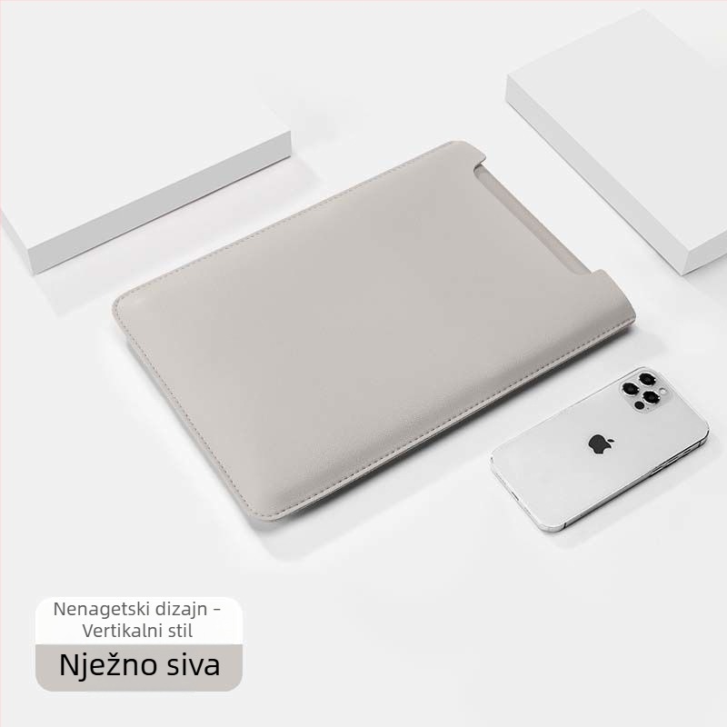 PU kožna unutarnja torba za tablet i laptop, vodootporna zaštitna navlaka, prijenosna podloga za miš, dvostruka unutarnja torba