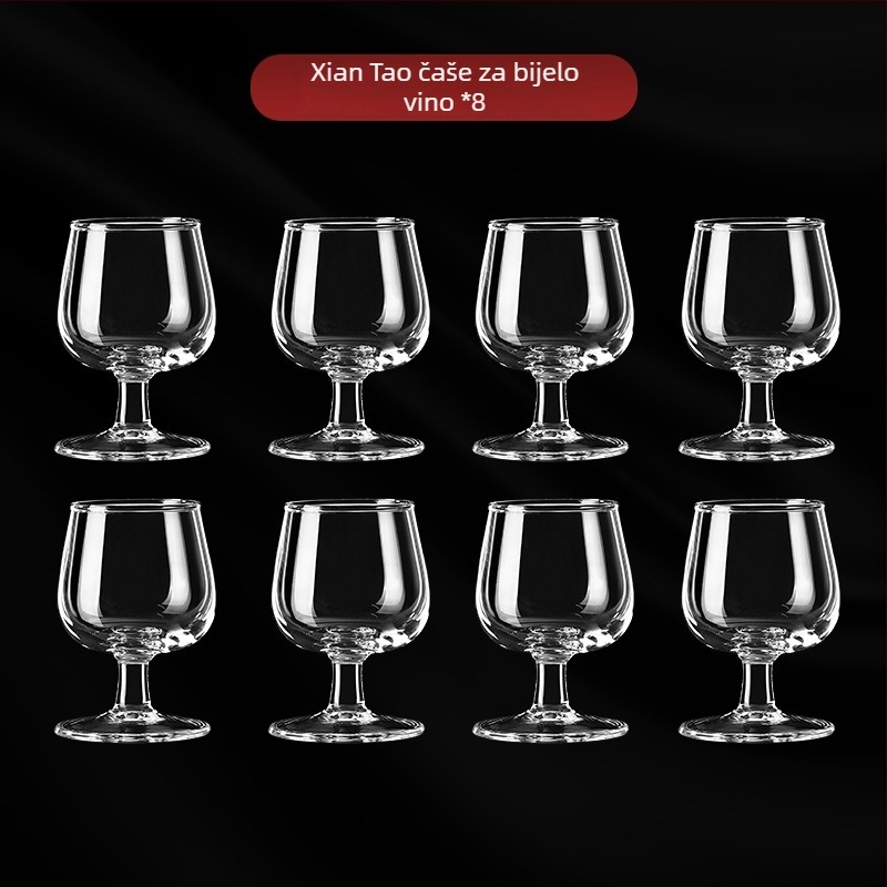 Set čaša Xiantao za Baijiu i vino, kućna upotreba, lagani luksuz, visoke čaše za vino i odjeljivač pića