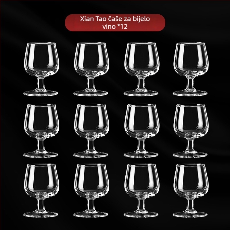 Set čaša Xiantao za Baijiu i vino, kućna upotreba, lagani luksuz, visoke čaše za vino i odjeljivač pića