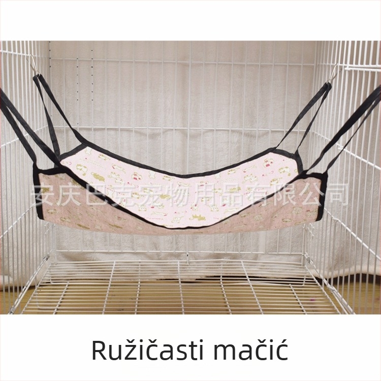 Mačji hamak za četiri sezone s odvojivom prozračnom visećom gnijezdom, lanena ljuljačka i staza za penjanje mačaka