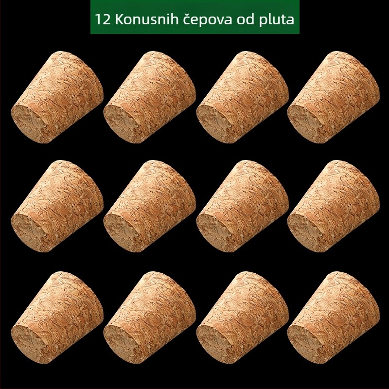 PP konični zatvarač boca vina i gaziranih napitaka, vodonepropusno zatvara, čuva svježinu