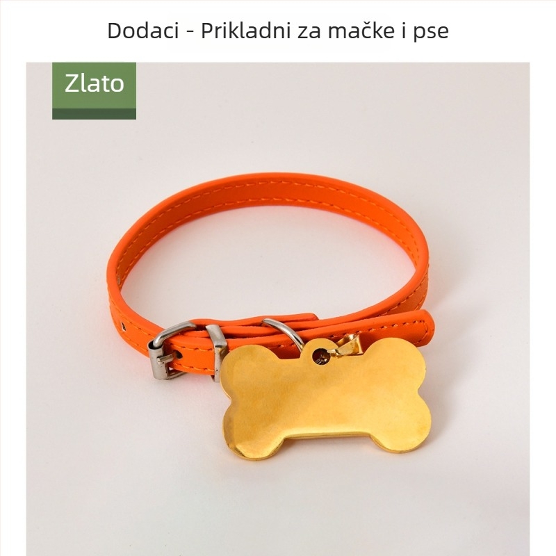 Vanjske potrepštine za kućne ljubimce: prilagodljive identifikacijske pločice u obliku kosti za ovratnike