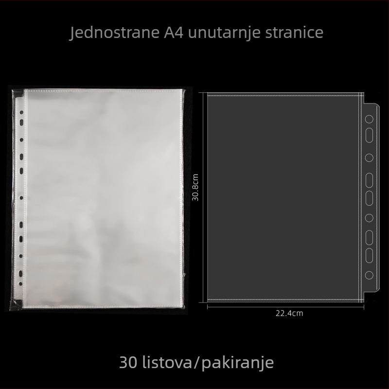 Torba za pohranu filma bez kiseline s tri rupe, za film 135/120, univerzalna kutija s 11 rupa