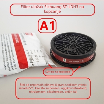 Si Chuang ST-LDH/Y3/47 rotirajuća kutija filter s aktivnim ugljenom za organske plinove, amonijak, kiseline i paru