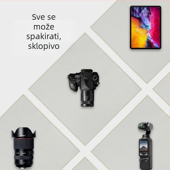 Prilagođena mikrofiber krpa za omatanje fotoaparata, otporna na ogrebotine i udarce, magična krpa za pohranu kozmetike