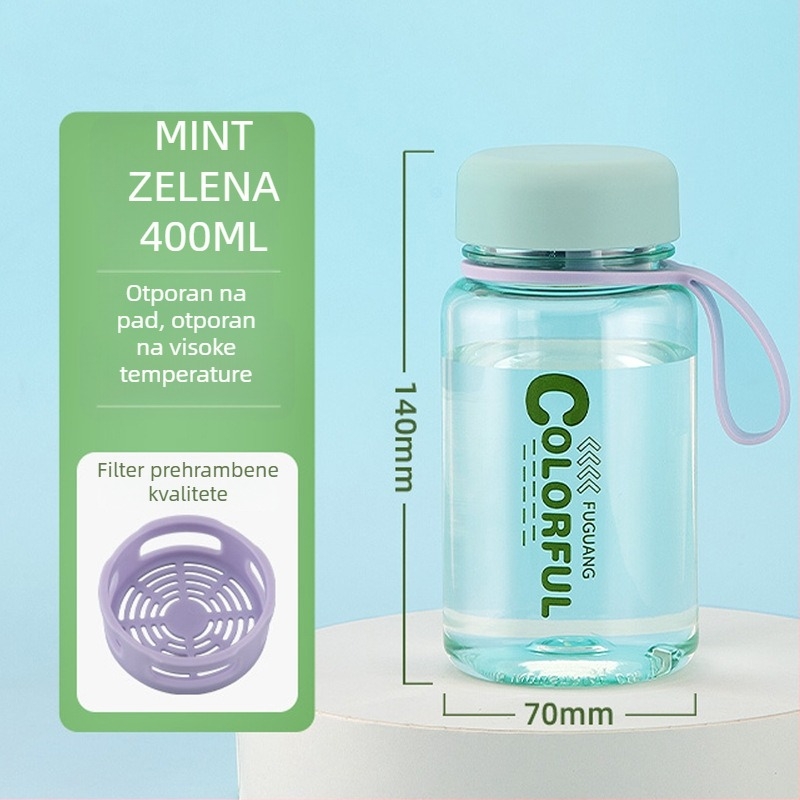 Fuguang dječja čaša za vodu za djecu i učenike, mini svemirska šalica 7102, jednostavna plastična čaša s otiskom logotipa