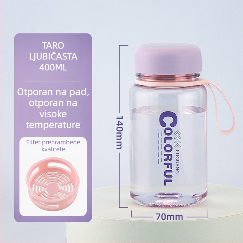 Fuguang dječja čaša za vodu za djecu i učenike, mini svemirska šalica 7102, jednostavna plastična čaša s otiskom logotipa