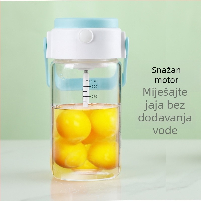 Automatska baterijska miješalica – prijenosni stakleni šejker za milkshake i proteinski prah, fitness