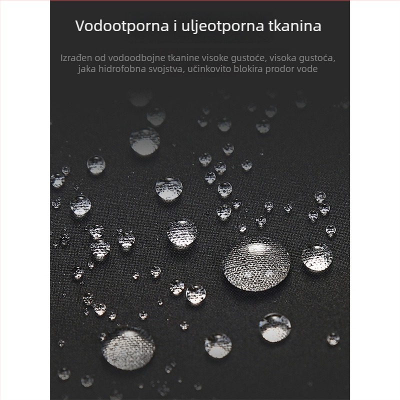 Dugi vodootporni radni kaput s flisom, muški i ženski, za tvornicu i zaštitu od prašine, jesen–zima.