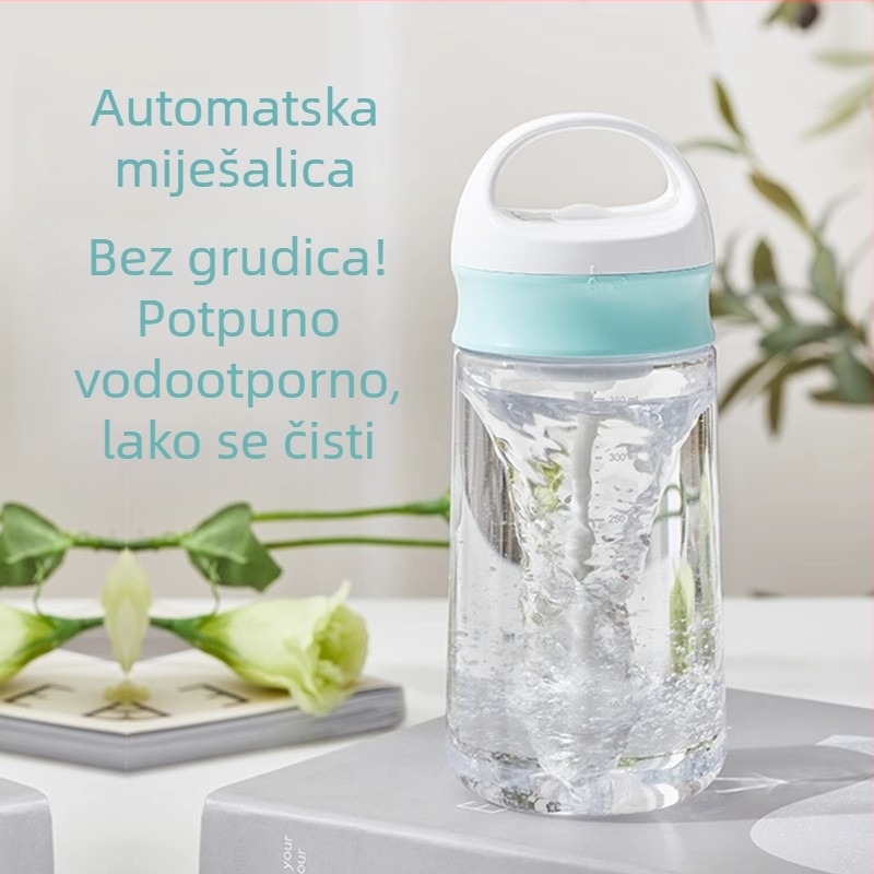 Potpuno automatska miješalica za sportska pića, shaker, prehrambeni PP, proteinski prah, prah zamjene obroka, mliječni prah