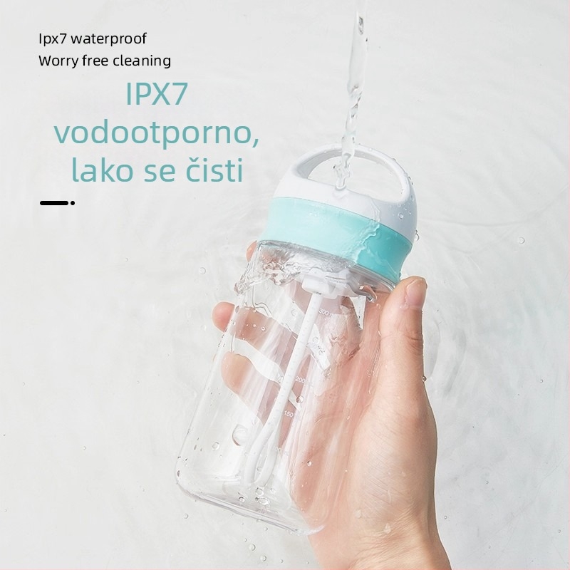 Potpuno automatska miješalica za sportska pića, shaker, prehrambeni PP, proteinski prah, prah zamjene obroka, mliječni prah