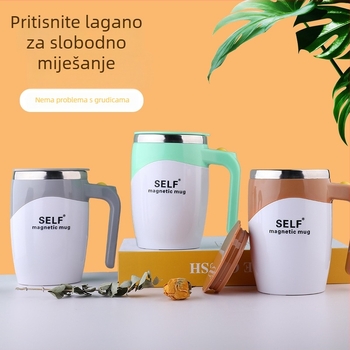 Europski stil šalica od 304 nehrđajućeg čelika, električni shaker, automatsko miješanje, šalica za kavu, miješanje sojinog mlijeka