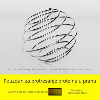 Fitness šejker za proteinske šejkove i zamjenu obroka, prijenosna posuda za miješanje, velika kapaciteta