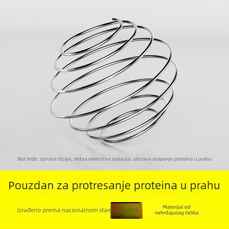 Fitness šejker za proteinske šejkove i zamjenu obroka, prijenosna posuda za miješanje, velika kapaciteta