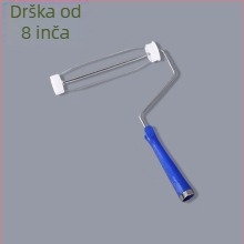 Držač valjka za prašinu s produženim teleskopskim ručkom od nehrđajućeg čelika, industrijska uporaba, odvojivi valjak za bojanje