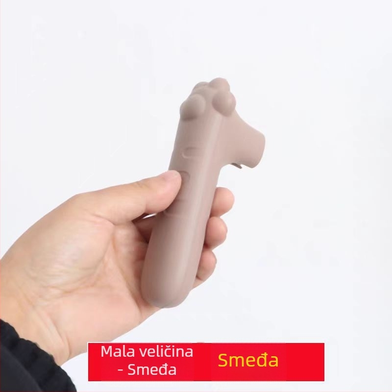 Silikonski zaštitnik ručke vrata s otiskom mačje šape, protivklizni pokrov za kupaonicu, spavaću sobu i prozor, antistatični stražnji jastučić