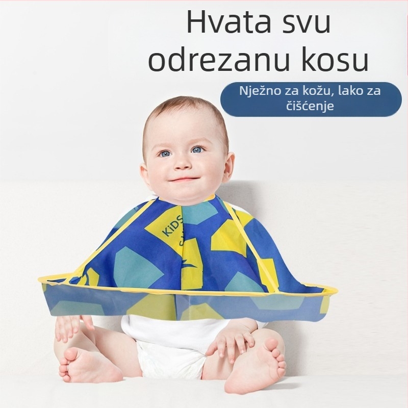 Dječja pregača za šišanje kose i šal za kosu za kućnu upotrebu