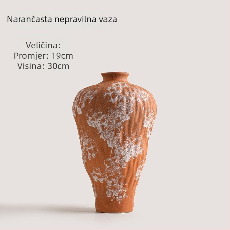 Beihanmei vintage porcelanska vaza s Wabi-Sabi šarmom za uređenje doma