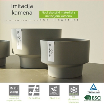 Posuda od smole za leptirove orhideje — mali set posuda za aranžiranje cvijeća za Novu godinu