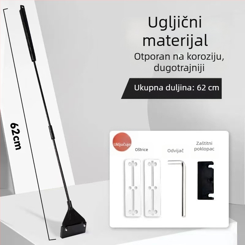 Alge scraper za akvarij s dugačkim držačem – temeljito čišćenje algi i mahovine