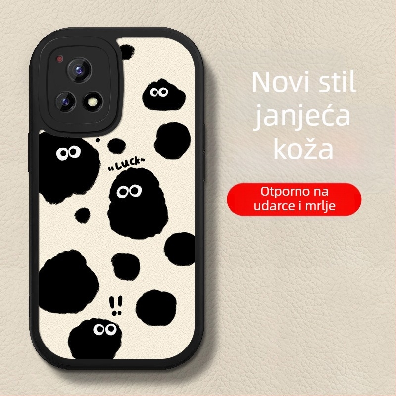 Kućište za Vivo Y55s, kompatibilno s Y53s i Y52s, silikon, otpornost na padove, sladak zabavan dizajn, za oba spola