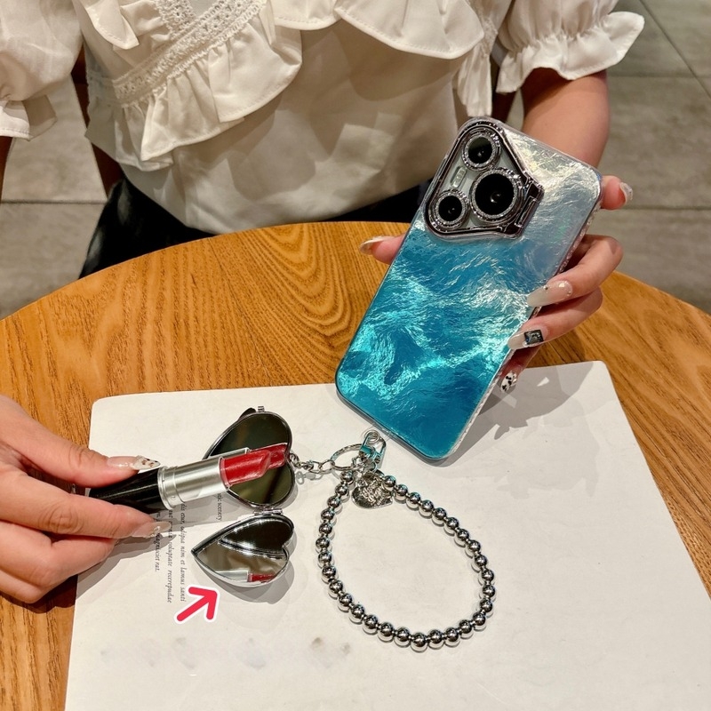 Kućište Huawei Pura70Pro / P70Pro+ s glitter gradientom i folijom, držač objektiva, potpuna zaštita