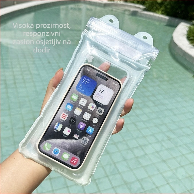 Tri-slojni vodootporni džep za telefon s četiri sloja brtvljenja, za plivanje, rafting i fotografiranje