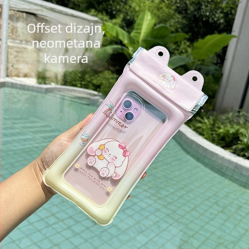 Tri-slojni vodootporni džep za telefon s četiri sloja brtvljenja, za plivanje, rafting i fotografiranje