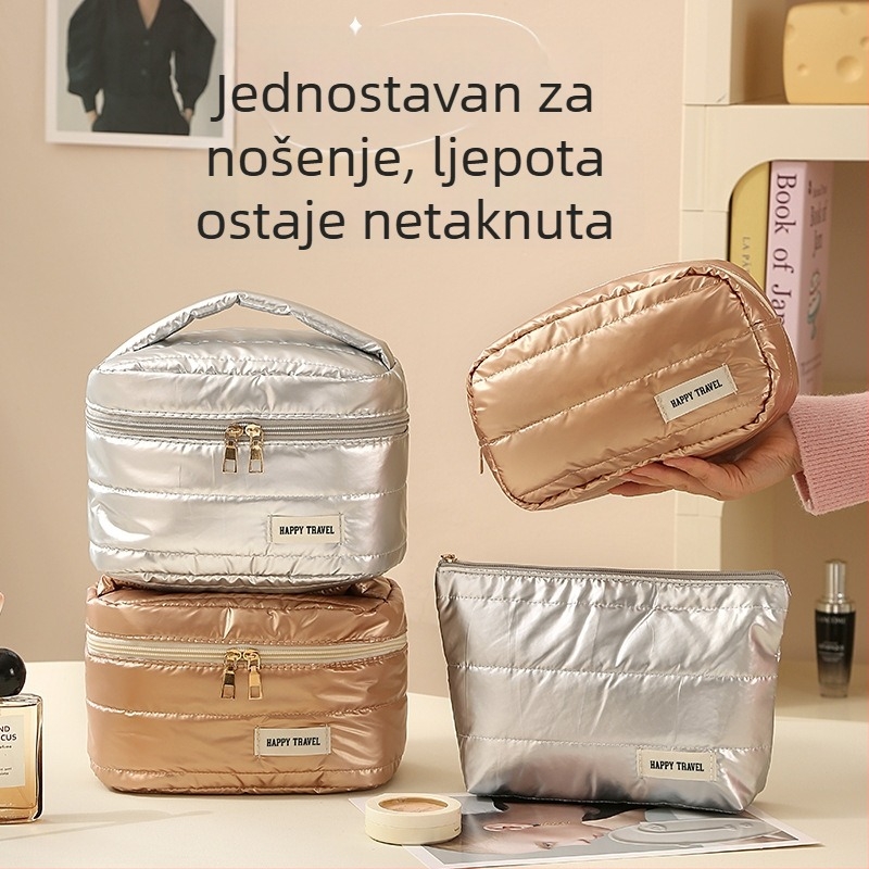 Vodootporna kozmetička torbica velikog kapaciteta za ruže i njegu kože – putna toaletna torbica
