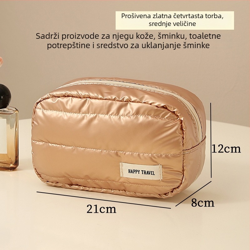 Vodootporna kozmetička torbica velikog kapaciteta za ruže i njegu kože – putna toaletna torbica